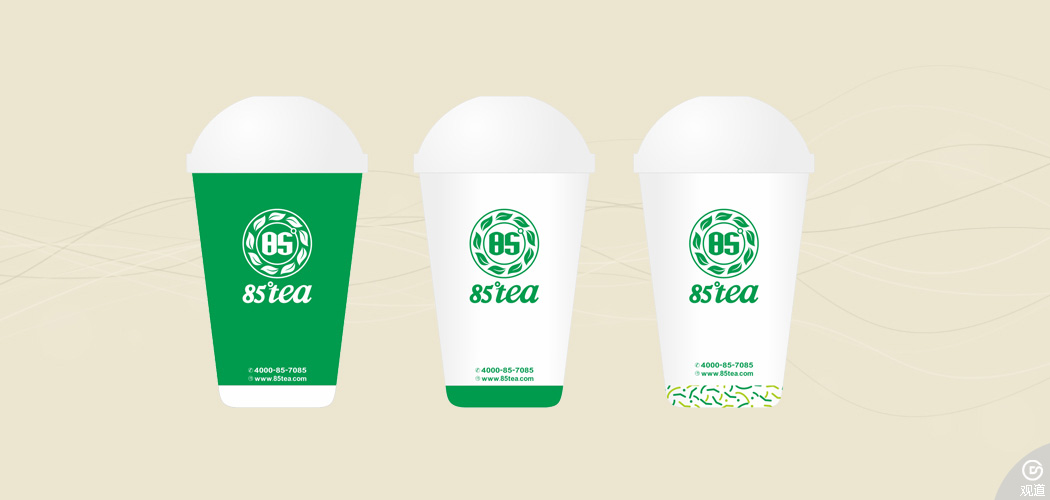 成都85度tea奶茶VIS设计与网站建设 成都85度tea奶茶VIS设计与网站建设